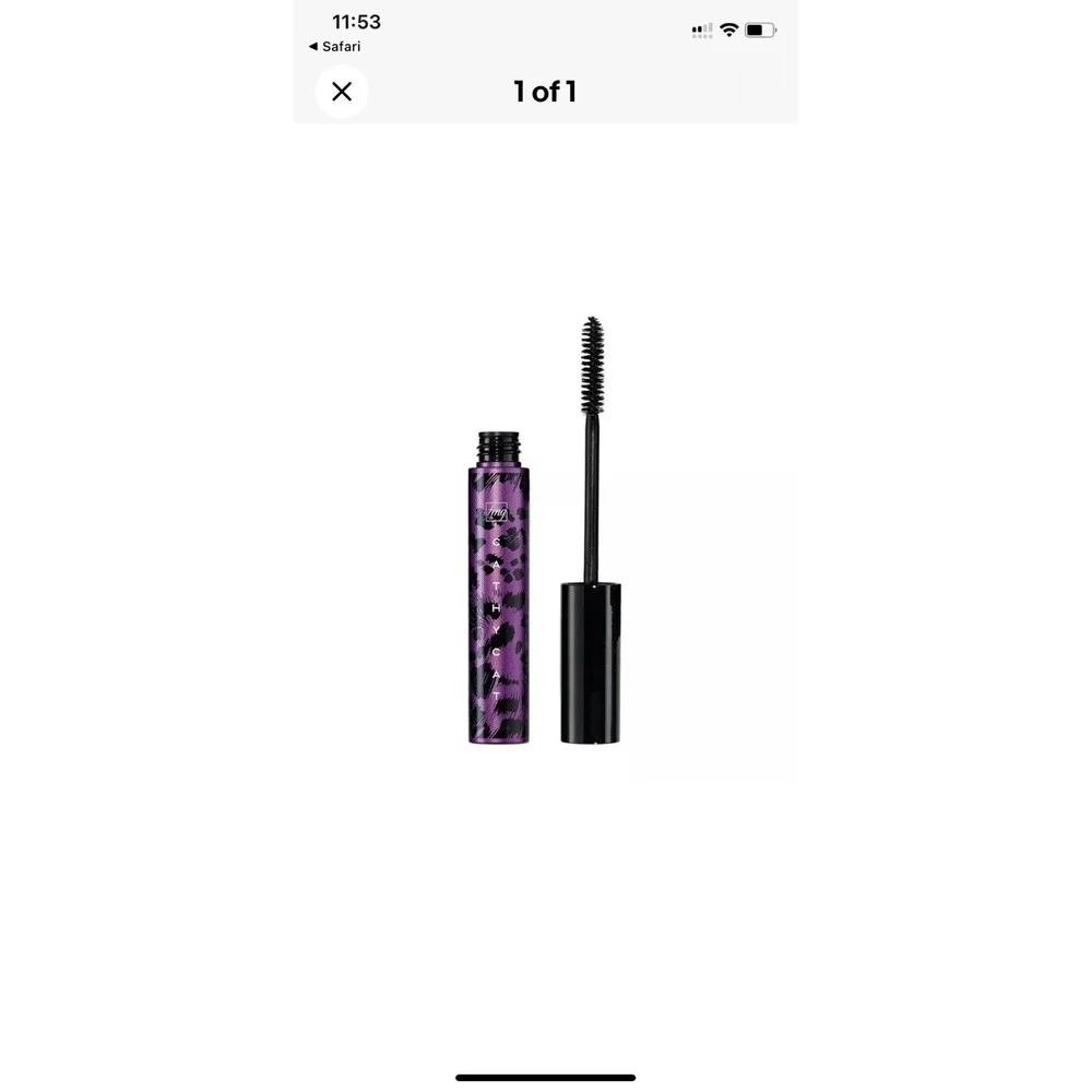 Avon fmg Cathycat Play All Day Mascara Blackest Black Lot of 2 New 8g 0.28oz
